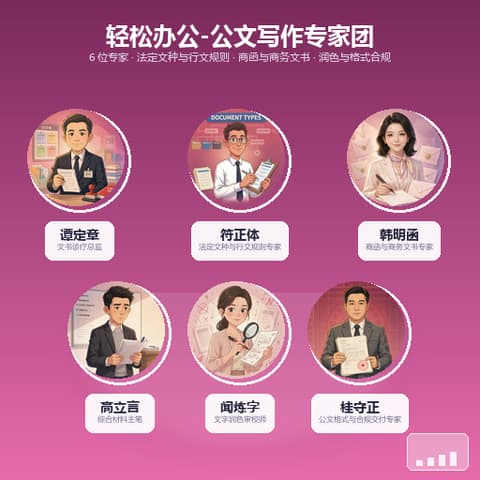 轻松办公-公文写作专家团封面