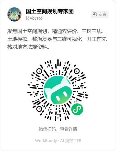 国土空间规划专家团微信小程序码